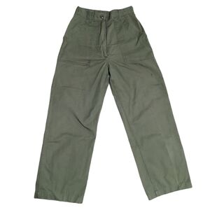 Vintage army green high waisted pants
